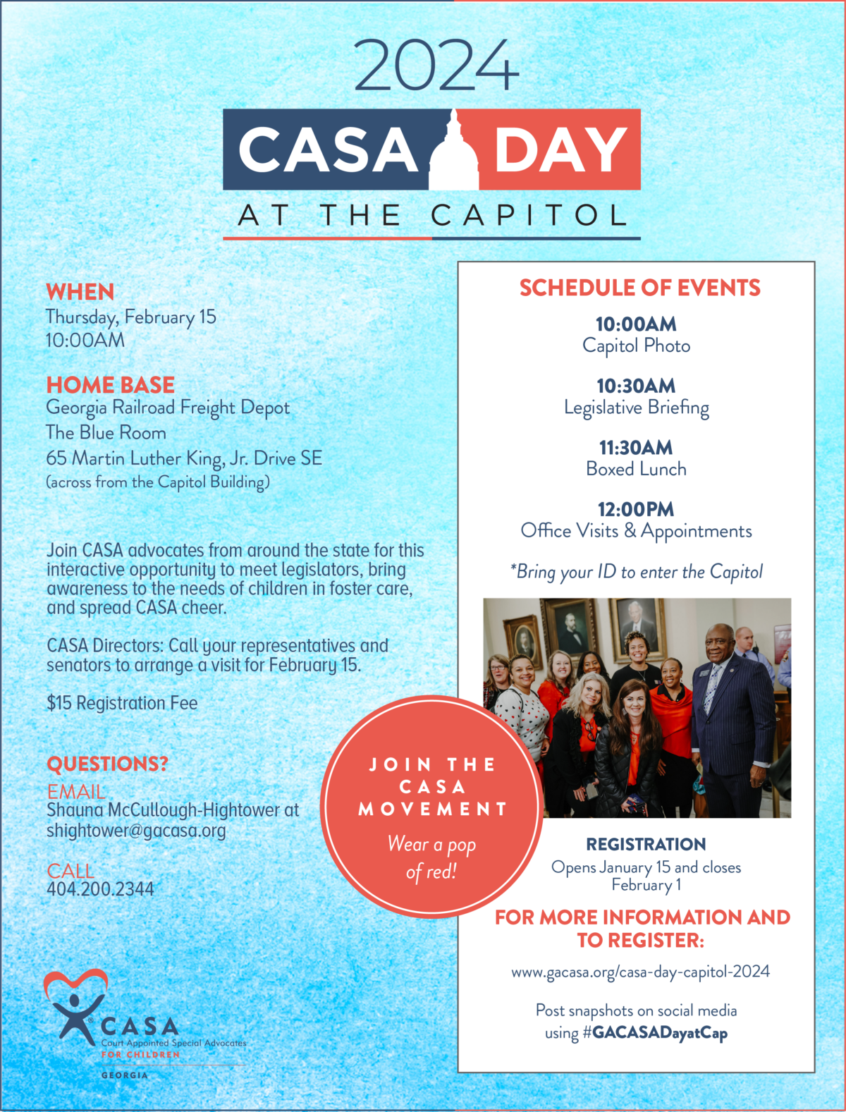 CASA Capitol Day Flyer 2024 CASA